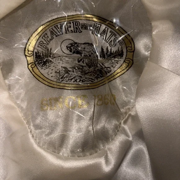 Beaver Brand Hats Fur Felt Size 6 7/8 Vintage - Picture 9 of 9